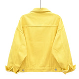 Pure Color Women's Denim Jacket