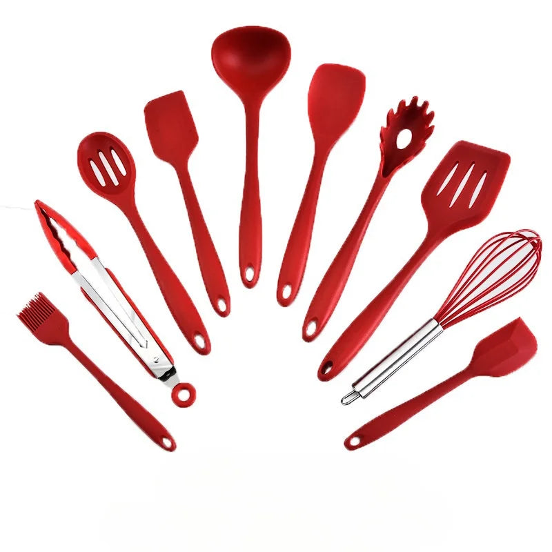 10pcs Silicone Cookware Set