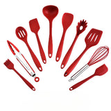 10pcs Silicone Cookware Set