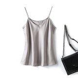Double Layer Mulberry Silk Camisole Top