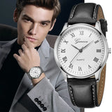 Men’s Luxury Quartz Leather Strap Watch