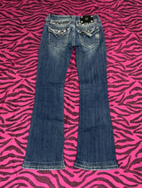 Miss Me Y2K Rhinestone Wide Jeans