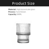Transparent Glass Coffee Mug