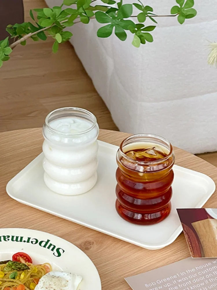 Corrugated Glass Cup