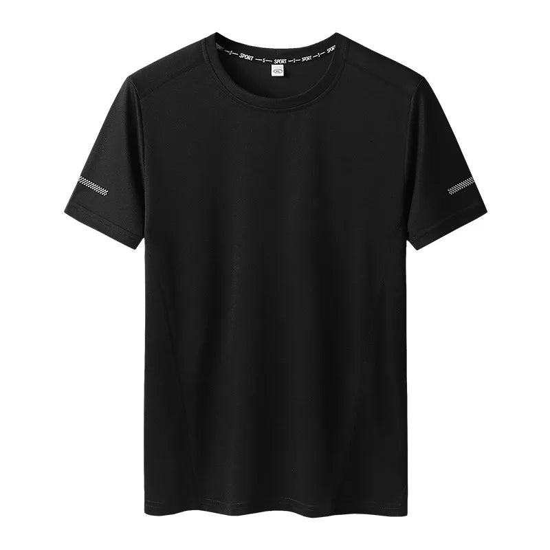 Men Plus Size Quick Dry T-Shirt 6XL-9XL