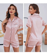 Luna Satin Pajama Set
