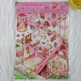 Kids DIY 3D Miniature Sticker Set