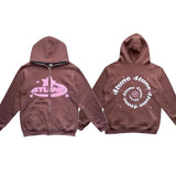 Retro Star Zipper Hoodie