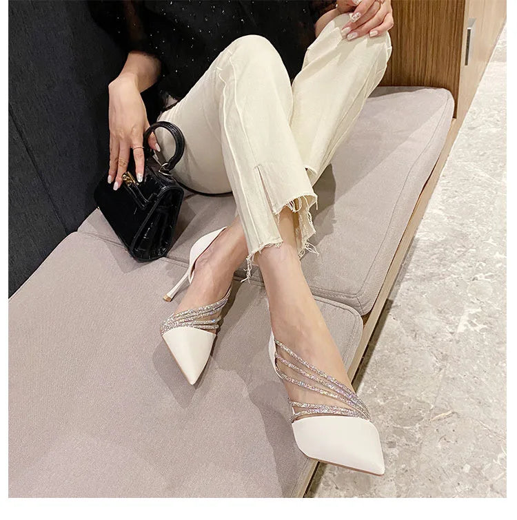 Autumn Evening Party Pumps – Nude, Black & Gold 2025
