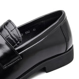Men’s Black PU Leather Loafers