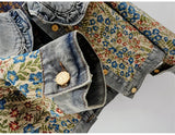 Women’s Luxury Pearl Bridal Denim Jacket
