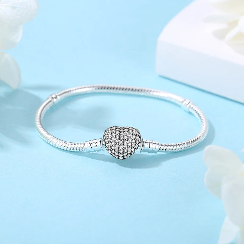925 Sterling Silver Charm Bracelet