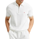 Executive Zip Knit Polo
