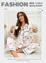 Women's Satin Pajama Set