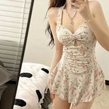 Women Halter High Waist Swimsuit