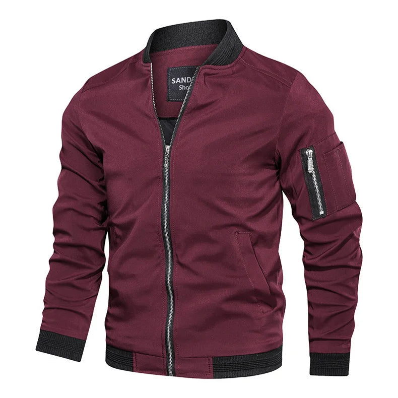 Men's Plus Size Bomber Jacket – 7XL Y2K Style