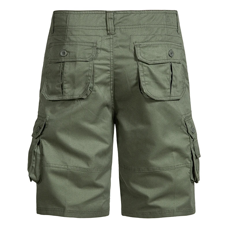 Men Multi-Pocket Cargo Shorts