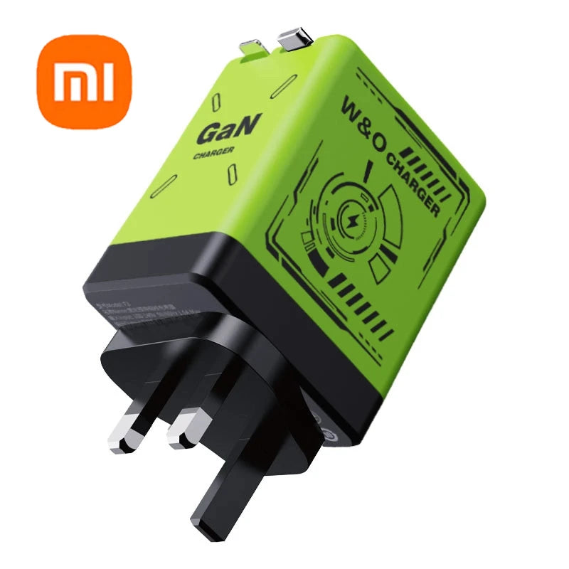 120W Fast Charger with Type-C & Lightning Cable