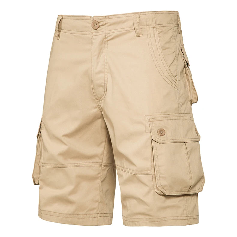 Men Multi-Pocket Cargo Shorts