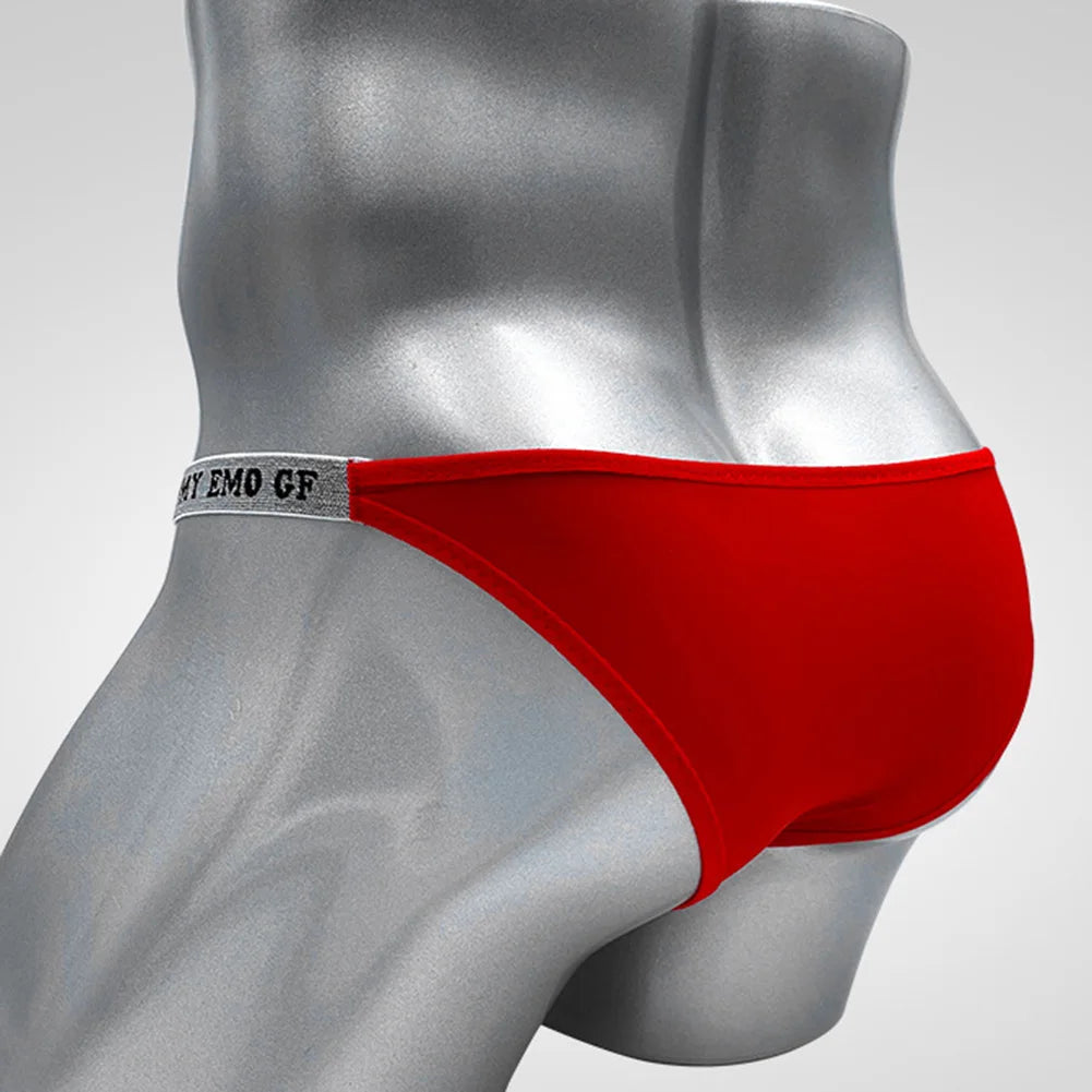 Men's Sexy Low Waist Briefs – Breathable Pouch