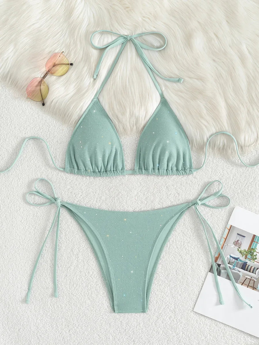 Sparkling Halter Bikini