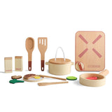 Wooden Kids Play Kitchen Set