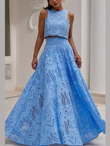 Women's Sleeveless Skirt Set