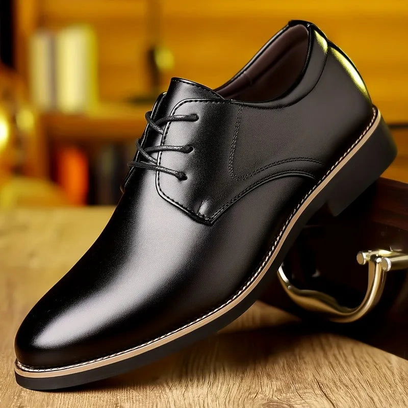 Men Large Size Derby Shoes