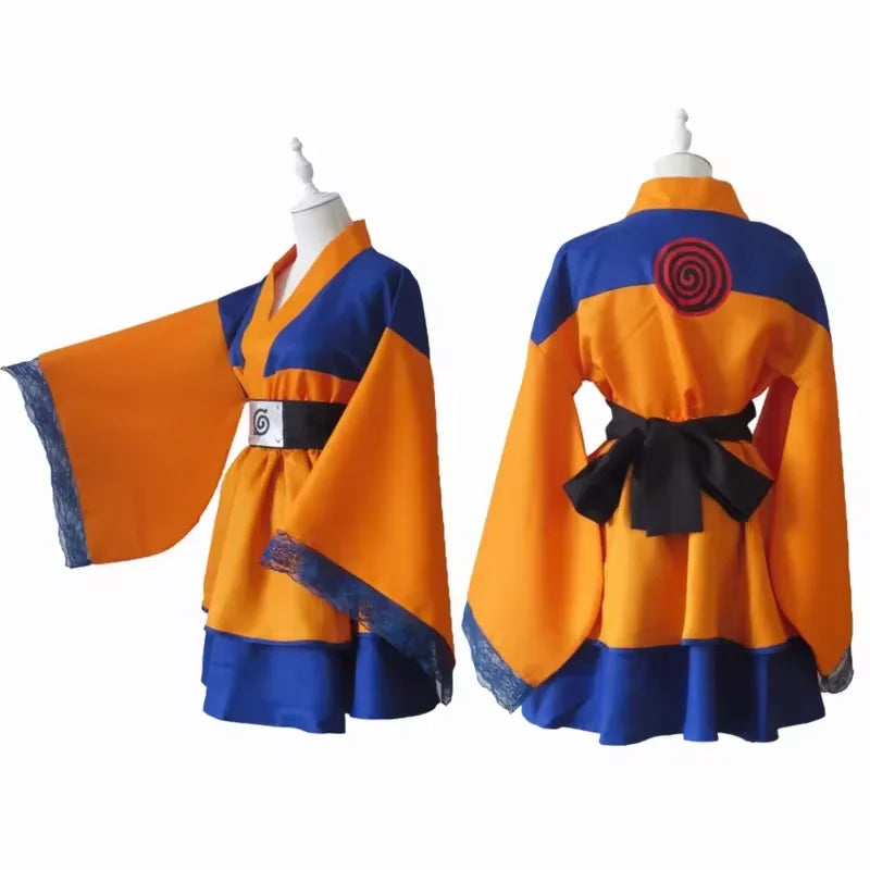 Lolita Kimono Akatsuki Anime Cosplay Dress
