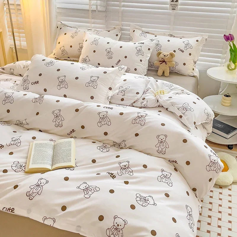 Cartoon Bunny Bedding Set