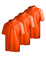 Men Slim Fit 3-Pack Polo Shirts