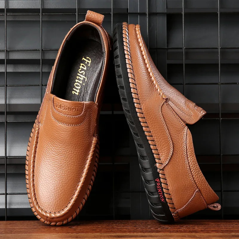Men’s Italian Leather Driving Loafers