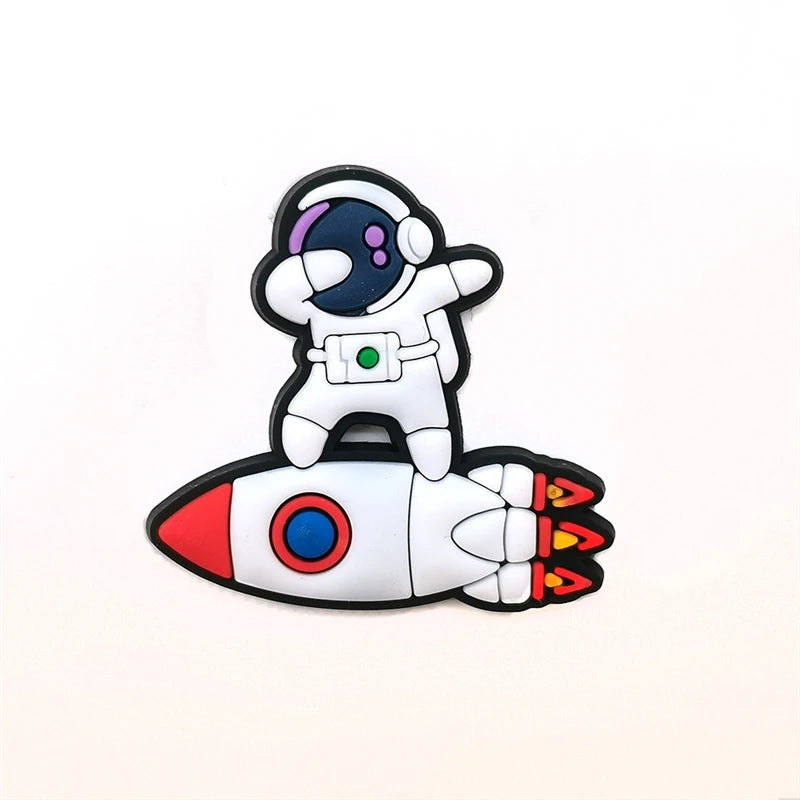 Women Astronaut Shoe Charms Space Accessories