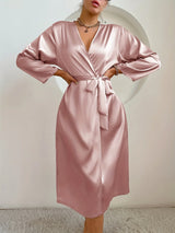 Bella Satin Lounge Robe