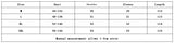 Size chart for Polka Dot Korean Maternity Dress: bust, shoulder, sleeve, and length measurements.