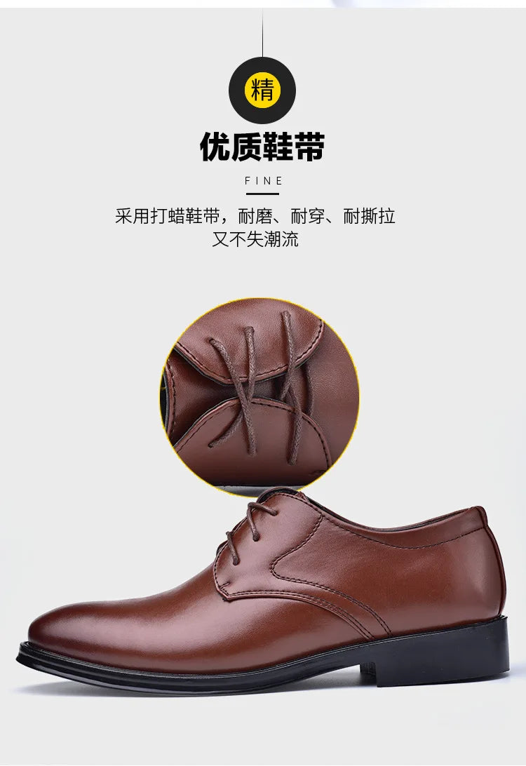 Men’s Pointed Toe Formal Dress Shoes
