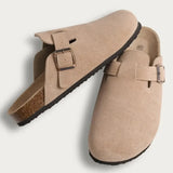 Men Suede Cork Mules