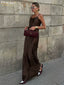 Luxe Satin Backless Maxi Dress