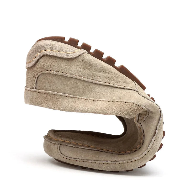 Men’s 2025 Luxury Suede Boat Loafers