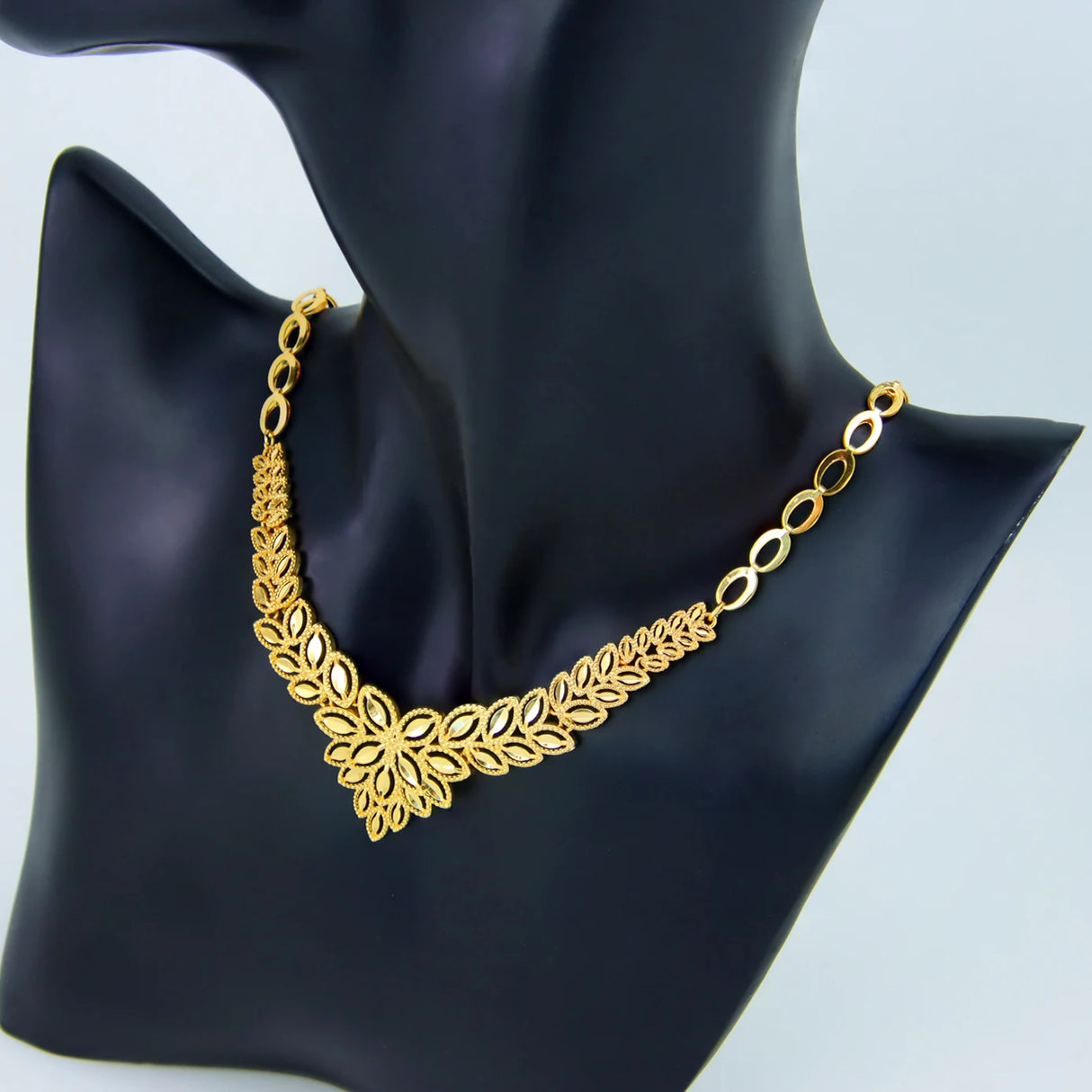 Dubai 21K Gold Plated Bridal Jewelry Set