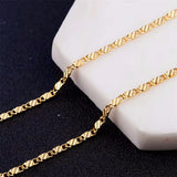 18K Gold Chain Necklace