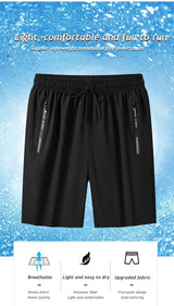Plus Size Men's Summer Work Shorts – Loose Fit