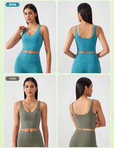 Women Shockproof Sports Bra Crop Top