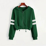 Women Quick Dry Zipper Fitness Jacket