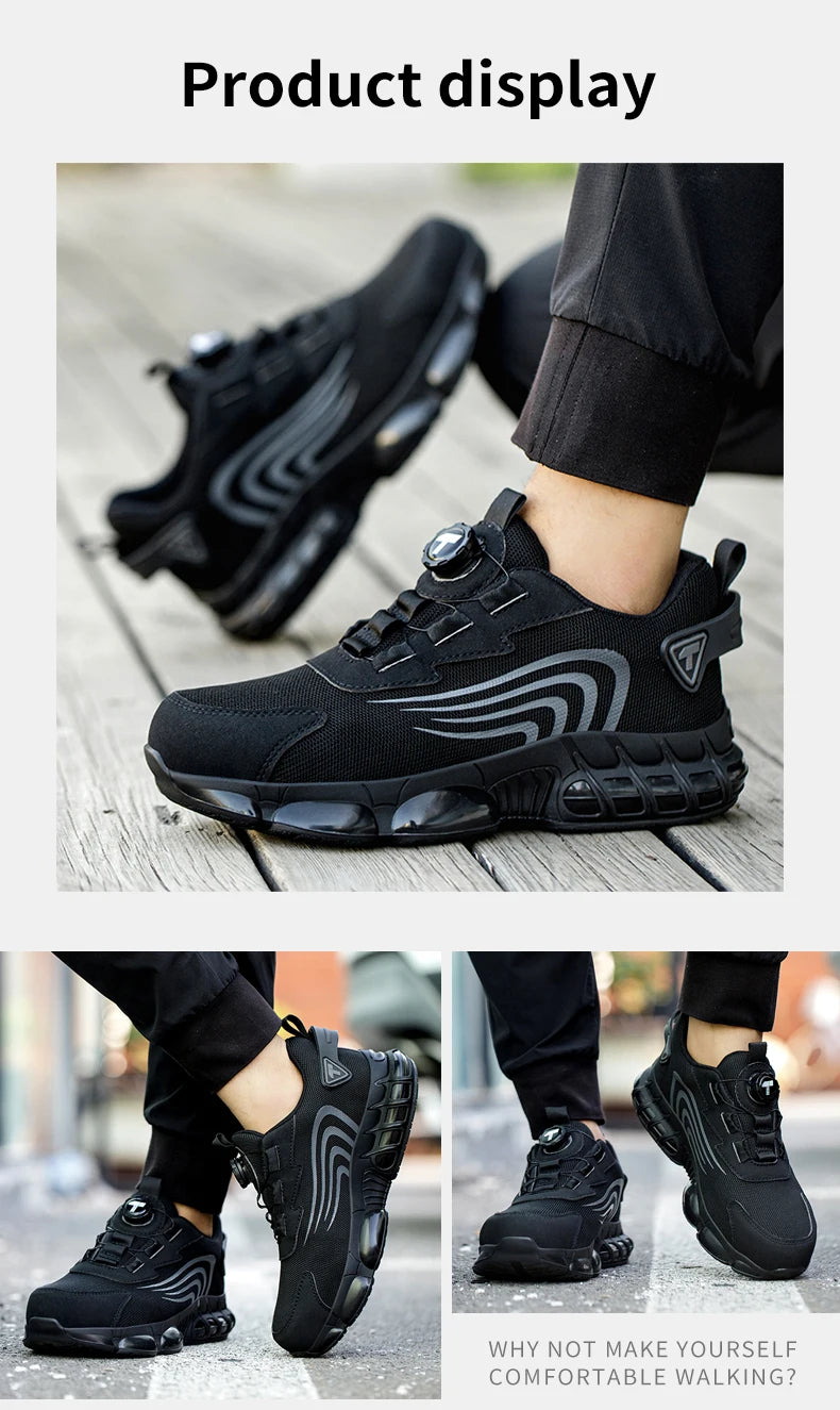 Men Anti Impact Safety Shoes