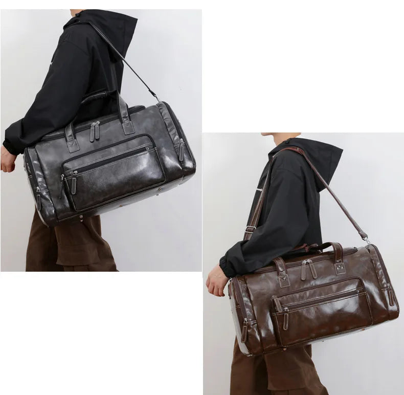 Premium Leather Travel Bag