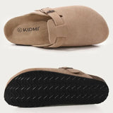 Men Suede Cork Mules