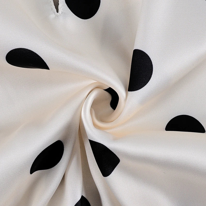Bella Polka Dot Ruffle Blouse