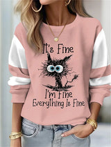 Floral Cat Pullover