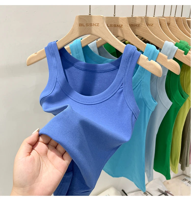 Basic Ribbed Tank Top